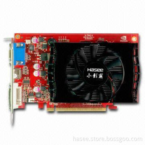Graphics Card with 512MB Memory Size and HDMI/DVI/VGA Interface